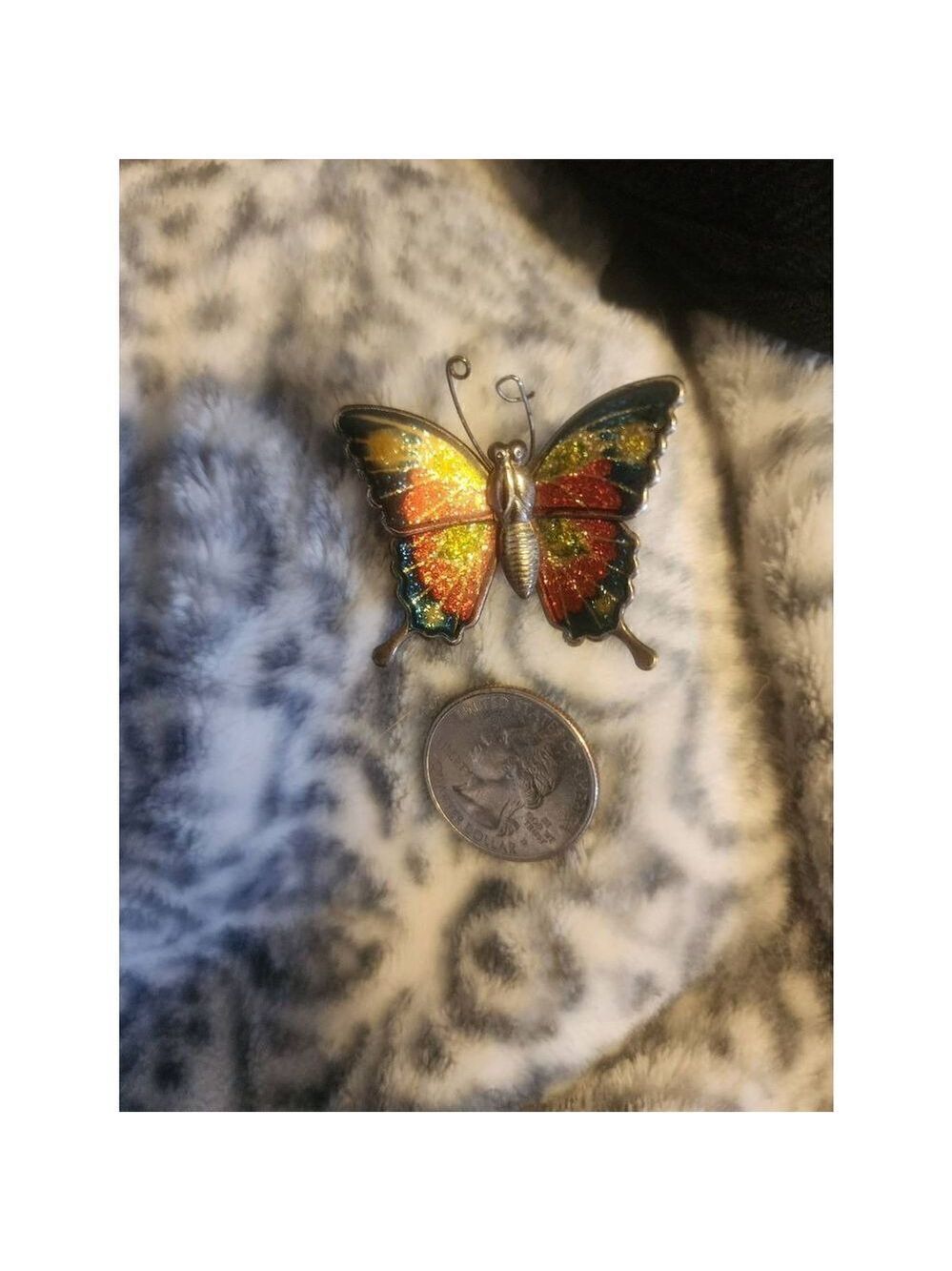 Vintage Butterfly Brooch - Picture 2 of 3